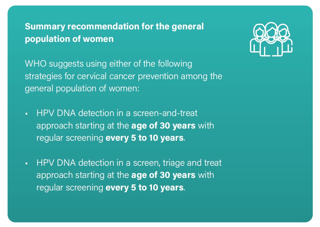 WHO发布宫颈癌防治新版指南，「推荐HPV-DNA 检测为宫颈癌首选筛查方法」